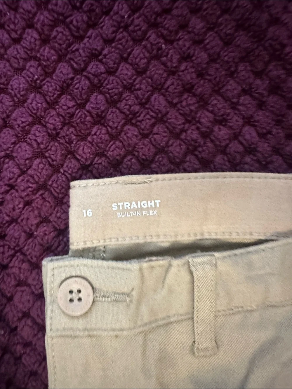 Kids Classic Straight Fit and Slim Chino Pants - Beige